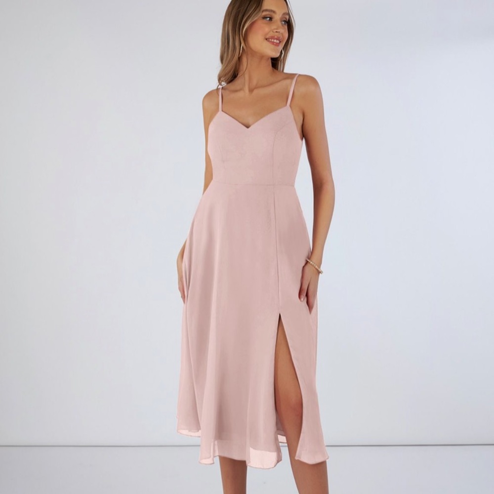AZAZIE Clarissa Dress - Dusty Rose, Size 6
